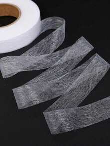 1 Roll Non-Woven Fusible Tape, Adhesive, DIY Double-Sided Tape, Non-Woven Lining, Pants Waist Tape Self-Adhesive Hem Shortening Tape, Denim Clothing Sewing Accessories, Non-Woven Interlining - Double-sided Adhesive Backing - View 10