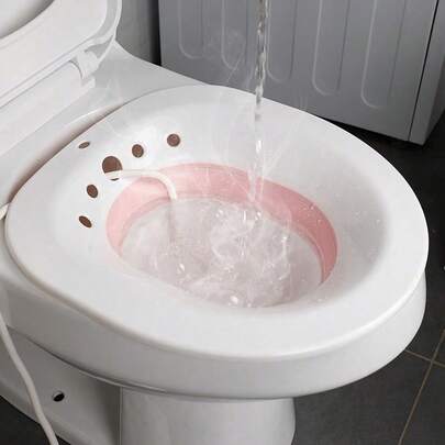 1 pieza Tina de baño de asiento posparto para mujeres, baño de inodoro con hierbas, cuenca reutilizable para bañarse y lavarse, accesorios de baño, herramientas de baño