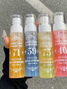1 bouteille de brume parfumée de la série Brésil, rafraîchisseur d'air d'intérieur et d'extérieur, vaporisateur multi-couches pour améliorer l'humeur, arôme naturel frais et durable, diffusant les élégantes senteurs de Rio de Janeiro d'herbes, de noix de coco, de fleurs, d'agrumes, de bois et de notes marines. Convient pour les rendez-vous, les fêtes, les réunions, les voyages, les vacances, la maison, l'hôtel, le bureau. Un cadeau idéal pour la famille et les amis. - A - Voir 4