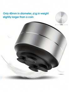 无线迷你骨传导音箱便携式立体声低音播放器，父亲节礼物，生日礼物，400mAh - 查看 11