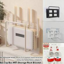 1 Giá đỡ gắn tường - Không cần khoan, Giá đỡ bộ định tuyến Wifi, Giá đỡ đầu thu truyền hình gắn tường, Giá đỡ bộ định tuyến lắp đặt tường không cần khoan, Giá đỡ hộp lưu trữ bằng gang - Không cần khoan, Giá đỡ Wifi đặt hộp, Kệ Wifi cho đầu thu truyền hình, Giá đỡ hộp cáp nền rộng, Giá đỡ Wifi đặt bộ định tuyến không cần khoan - Nhiều màu - Xem 4