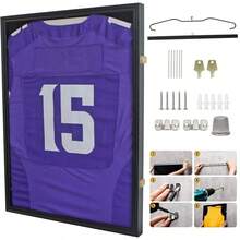 80 X 60cm Football Shirt Frame Signed Display Wood Adult Jersey Rugby Sports DIY - 1PC - View 1