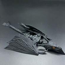 3D Printed Movable Joint Dragon Figurine, Creative Ornament Gift Craft Collectible - Multicolor - View 8