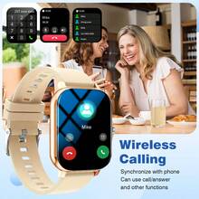 Smart Watch, Wireless Calling /Dial, Multi -Sport Mode, Calling Reminder And Rejection,Information Reminder,SMS Reminder,For IPhone/Andriod - 彩色 - 查看 6
