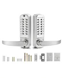 Piezas de herramienta - Einbaumontage, mit beidseitiger digitaler Tastatur, Silber - Ver 8