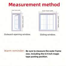 Summer Mosquito Repellent Wonder! Mosquito Nets And Window Screens Are Essential Items For Every Household In Summer. They Are Extremely Easy To Install, And Healthy, And Can Repel All Mosquitoes. Gray Mesh, Black Frame (With Black Hook And Loop Included) - A - View 7