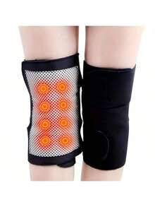 磁性加厚保暖护膝，中老年人腿部防寒保健运动护膝 - 黑色 - 查看 8