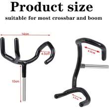 Boom Pole Holder, Boom Mic Holder, Boom Microphone Holder, Microphone Metal Boom Pole Holder Audio Boom Cradle Mount Stand, Boom Pole Holder For C-Stands And Mic Stands - Microphone Mount - View 2