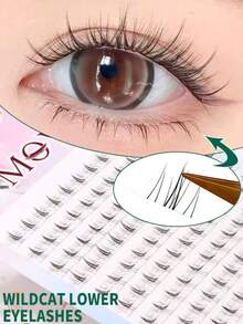 10 hàng/120 cụm mỗi hộp, mi giả phong cách anime Hàn Quốc & Nhật Bản, kiểu dáng C-curl tự nhiên & quyến rũ, nhẹ & thoải mái, tạo độ dày 3D & bền lâu, tăng độ dày khóe mắt ngoài, phù hợp cho người mới bắt đầu, mi giả lông chồn có thể tái sử dụng, làm thủ công. - C - Xem 3