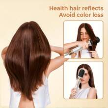 UKLISS 7合1高速无刷吹风机，多功能热风梳，带可更换梳头 - 白色 - 查看 5