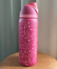 2026 New OWALAo Free.Sip Luminous Cup Limited Edition 32 Oz Stainless Steel Sports Water Bottle. Leak Proof With Pop-Up Lid, Easy To Clean. Available In A Variety Of Colors, The Pattern Is Clear And Exquisite. Designed For Water Drinkers, Suitable For Tourism, Camping, Running, School, Fitness, Halloween, Thanksgiving Day. New Fashion Water Bottle For Women, Girlfriend, Wife, Family Members, Friends, Students. (945ml) - 32oz/945ml - 查看 28
