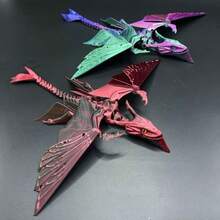 3D Printed Movable Joint Dragon Figurine, Creative Ornament Gift Craft Collectible - Multicolor - View 3