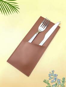 PU皮革餐具收纳袋，酒店餐具收纳袋（不含餐具） - 彩色 - 查看 9