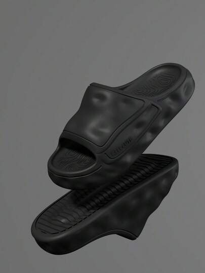 Unisex Soft & Comfortable Non-Odor Slippers, EVA One-Piece Thick-Sole Bathroom Shower Comfortable Bedroom Living Room House Slippers, Outdoor Sports Casual Beach Sandals