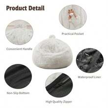 Puff para Guardar Peluches Solo Funda Fundas para Puf para Adultos Lavables A Mquina Puf Blanco Sin Relleno IncluidoDecoración de cuarto, Muebles, Herramientas para hombre, Muebles para cuarto - [AUTOMÓVIL CLUB BRITÁNICO - Ver 8