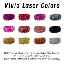 12色全息金粉，适用于激光雕刻、水彩画，可用于绘画、书法、水彩、花束包装、染色及其他艺术用途。是制作节日贺卡和专业艺术应用的理想之选。 - 套裝 - 查看 6