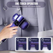 Vandise Compact Portable Steam Iron, 3-Level Temp Adjust, Mini Dual-Function, Dry&Wet, Home Travel Garment Wrinkle Remover - UK Plug(220-240V) - View 9