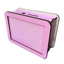 1个带数字计数器的木制存钱罐，成人目标储蓄计划硬币盒，可容纳高达10,000美元的硬币，是送给朋友的理想礼物，高品质木制储蓄容器 - 粉紅色 - 查看 9