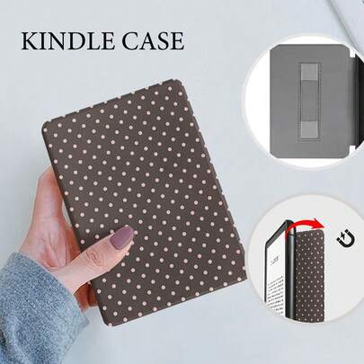 Hand Strap Style With Magnet On The Back ,The Back Can Adsorb The Lid,Silicone Soft Shell Wrapped Around, Easy To Disassemble And Assemble,For Kindle Paperwhite Colorsoft Signature Edition 12th Gen 7inch,11th Gen 6.8inch ,Basic 11th Gen 6inch