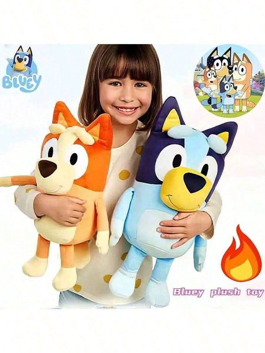 1 bộ thú nhồi bông gia đình Bluey & Bingo, cao 28cm/11inch - Thú nhồi bông hình chó hoạt hình, búp bê nhồi bông mềm mại, rất thích hợp cho các lễ hội, người hâm mộ và làm quà tặng, quà tặng hoàn hảo cho các bữa tiệc và ngày lễ, đồ chơi lễ hội. - Nhiều màu - Xem 1