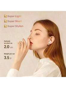 TWS迷你舒适型降噪真无线蓝牙耳机，高品质蓝牙5.3耳机 - 查看 4