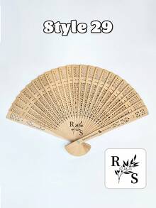 Personalized Wedding Hand Fan, Engagement Gift, Bride Gift, Party Favors, Groomsman Gift, Thank You Gift, Wholesale Personalized Wedding Guest Gifts Hand Fan - Multicolor - View 23