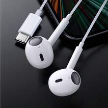 适用于 15、15 Pro、15 Pro Max、16、16 Pro、16 Pro Max、17、17 Pro、17 Pro Max 的 Type C 耳机，有线立体声入耳式耳机，兼容大多数 Type C 插孔设备和智能手机。 - 預設 - 查看 1