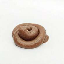 1pc Large Simulation Poop Squishy Ball Creative Prank Toy Funny Stress Relief Decor - Multicolor - View 2