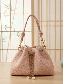 Fashionable Versatile Lace Flower Casual Shoulder Crossbody Bag For Women - Multicolor - View 14