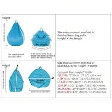 Funda interior gigante para sillas de puf para adultos nios y adolescentes sin relleno para sala de estar recmara sof silla cubierta interior redonda sin relleno 4.1 pies color blancoDecoración de cuarto, Muebles, Herramientas para hombre, Muebles para cuarto - [AUTOMÓVIL CLUB BRITÁNICO - Ver 3