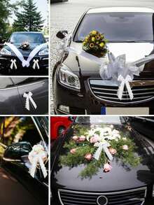 Wedding Car Sticker, Newlywed Vinyl Car Window Decals, Bohemian Style Window Sticker, "Just Married" Wedding Sticker, Wedding Bumper Sticker, Multi-Functional, Adjustable, For Wedding Send-Offs, Bride And Groom Honeymoon Cars, Engagement Parties, Or Newlywed Celebration Car Decorations - View 6