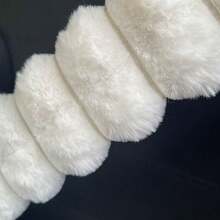 2件装毛绒安全带套，可爱汽车内饰配件，女士汽车用品 - 草莓 - 查看 4