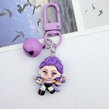 KPOP Girl Group Witch Hunter Anime Keychain Pendant Necklace, Cool Cute Cartoon Keychain Charm - Multicolor - View 11