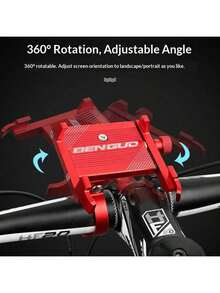 1PC Bicycle Phone Holder Fixed Bracket Aluminum Alloy Highway Mountain BikePhone Holder Riding Accessories - Multicolor - View 8