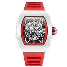 ONOLA Đồng hồ đeo tay nam cao cấp mới năm 2025, máy quartz, chronograph, chống nước 30M, mặt kính khoáng, vỏ hợp kim. - Một cỡ - Xem 16