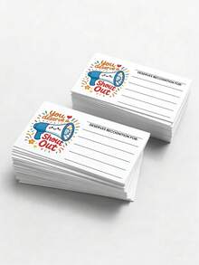 50pcs Motivational Appreciation Cards, Suitable For Teachers, Students And Employees, Thank You And Recognition Cards For Classroom, Office Team Rewards, School Bulletin Boards And Employee Commendation - Loyalty Card - View 4
