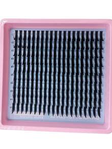 200 sợi mi giả dày, xoăn chữ D, độ dài hỗn hợp, mi giả đơn dày tự nhiên 14-20mm, mi đơn hỗn hợp, cong tự nhiên và mềm mại, nhẹ, mi giả tự nhiên, mềm mại, đa năng. - D - Xem 6