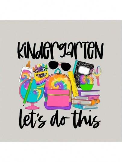 1pc/2pcs/3pcs Colorful Stationery & Backpack Display Heat Transfer Stickers, Suitable For DIY T-Shirts, Jeans, Pillows, Backpacks, Hats And Sofa Covers, Waterproof, Fade-Resistant, Durable, Washable Plastic Stickers, Fun Patterns, Fabric Decoration, Clothing Embellishment, Crafts Hobbyists