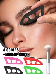 7pcs Black Eye Makeup Tools, Including 6pcs Eyeliner, Eyeshadow Stencils - Professional Eyelash Extension Tapes, Easy To Use, Create Perfect Eye Makeup, Suitable For Beginners, Eyeshadow Template, Eyeshadow Auxiliary Tools, Eyeshadow Tools And Brushes, Eye Makeup Tools, Makeup Tools 4/2/1pc - Black - View 15