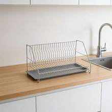 Large Single-Layer, Double-Layer Bowl Rack, 304 Stainless Steel Dish Drying Rack, Kitchen Storage Rack - View 8