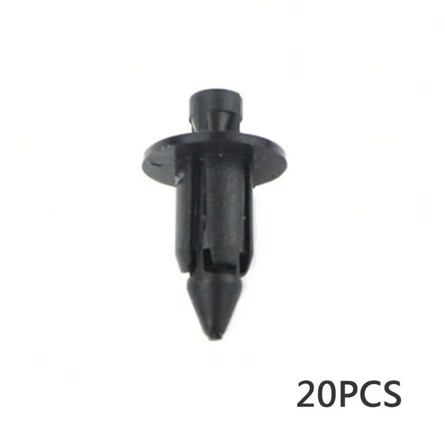 20 piezas Clips de sujeción de 6mm, 7mm y 8mm para,,,, Clips de carenado de remache de plástico URZY - 7 mm - Ver 1