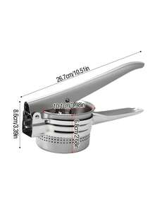 1 cái dụng cụ nghiền khoai tây bằng thép không gỉ, dụng cụ nhà bếp cầm tay, máy trộn khoai tây nghiền, thích hợp làm guacamole, thức ăn cho trẻ em, bột tỏi, dễ dàng làm khoai tây và tỏi nghiền, dụng cụ nghiền bằng thép không gỉ, dụng cụ làm thức ăn cho trẻ em, dễ vệ sinh, dụng cụ xay rau củ, ép trái cây bằng thép không gỉ. - Nhiều màu - Xem 11