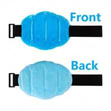 1 st. ispåse för knä - återanvändbar ispåse för varma och kalla kompresser för knäavslappning - gel-ispåse med elastiskt justerbart band - Flerfärgad - Visa 10