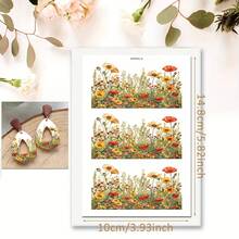 Cute Flower Dragonfly Bird Clay Transfer Paper Making Soft Ceramic Earrings Polymer Clay Water Transfer Paper For Jewelry DIY Craft Supplies - 1Pc - View 23