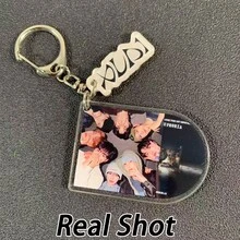 ALD-1 钥匙扣、CD 钥匙扣、EUPHORIA 钥匙扣、创意钥匙扣、钥匙扣、双面覆膜钥匙扣、包包挂饰、车饰、生日礼物、派对礼品 - 彩色 - 查看 2