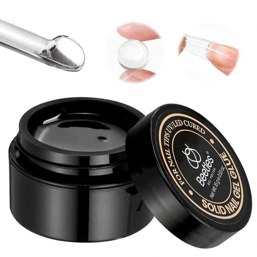 Beetles 15ml Gel Nail Glue 9 In 1 For Acrylic Nails Tips And Clear Press On Nails - 15g Solid Nail Glue Gel - 查看 1