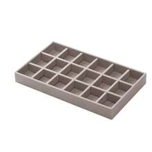 化妆抽屉收纳托盘、首饰盒、植绒首饰收纳托盘，另有三抽屉亚克力首饰盒可选，配套植绒收纳托盘，首饰收纳盒、戒指盒、桌面抽屉收纳盒、大号首饰盒、抽屉收纳盒，简约时尚设计，带植绒收纳托盘，可灵活DIY，粉色/米色/灰色可选，适合梳妆台上收纳首饰和小物件。 - 杏色 - 查看 24