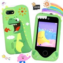 适合3-10岁儿童的智能手机玩具，配备2.8英寸触摸屏，内置音乐、视频、游戏功能，附赠32G存储卡，是圣诞节和生日礼物的理想选择，也是一款寓教于乐的玩具。 - 彩色 - 查看 2