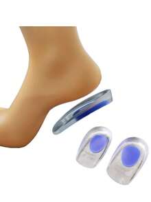 2片装柔软硅胶鞋跟垫 - 舒适足垫，缓解足跟骨刺，改善姿势，易于穿戴，母亲节礼物，卧室装饰，花园装饰，厨房装饰，夏季，海滩，旅行必备，房间装饰，柔软舒适，毕业季礼物 - 多色 - 查看 10