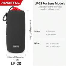 AMBITFUL Waterproof And Dustproof Thickened Camera Lens Bag Photography Lens Bag Pouch For DSLR Camera Lens Barrel Case - View 12